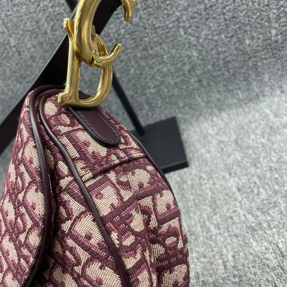 100% Authentic Dior Saddle Small Cloth Crossbody Bag - Picture 9 of 16